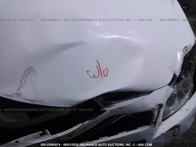 1G1ZC5E02CF117447 - 2012 CHEVROLET MALIBU 1LT WHITE photo 10