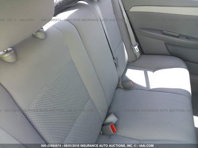 1G1ZC5E02CF117447 - 2012 CHEVROLET MALIBU 1LT WHITE photo 8