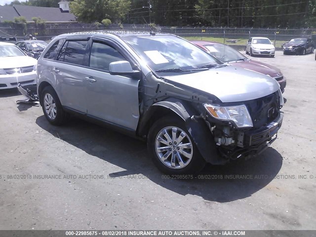 2FMDK39C27BB45586 - 2007 FORD EDGE SEL PLUS SILVER photo 1