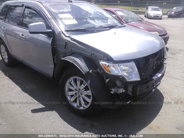 2FMDK39C27BB45586 - 2007 FORD EDGE SEL PLUS SILVER photo 6