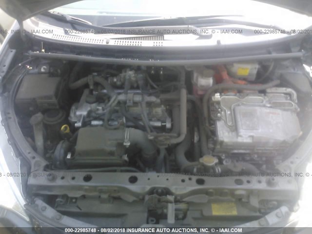 JTDKDTB39E1084827 - 2014 TOYOTA PRIUS C GRAY photo 10