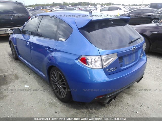 JF1GR7E6XCG242497 - 2012 SUBARU IMPREZA WRX BLUE photo 3