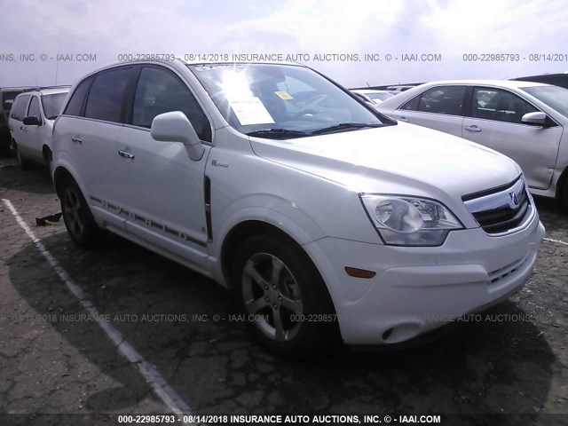 3GSCL93ZX9S591239 - 2009 SATURN VUE HYBRID WHITE photo 1