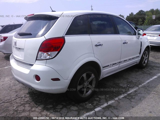 3GSCL93ZX9S591239 - 2009 SATURN VUE HYBRID WHITE photo 4