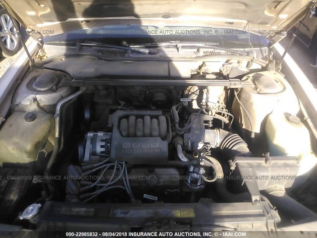 1G4HR53L7PH438078 - 1993 BUICK LESABRE LIMITED GOLD photo 10