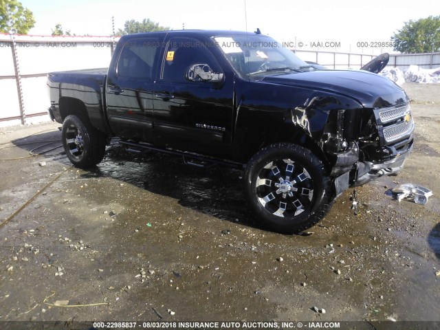 1GCPKTE72CF120528 - 2012 CHEVROLET SILVERADO K1500 LTZ BLACK photo 1