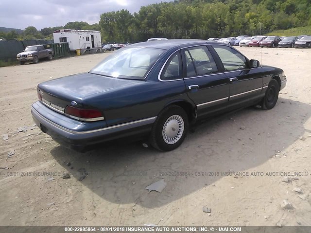 2FALP73W3RX180130 - 1994 FORD CROWN VICTORIA  GREEN photo 4