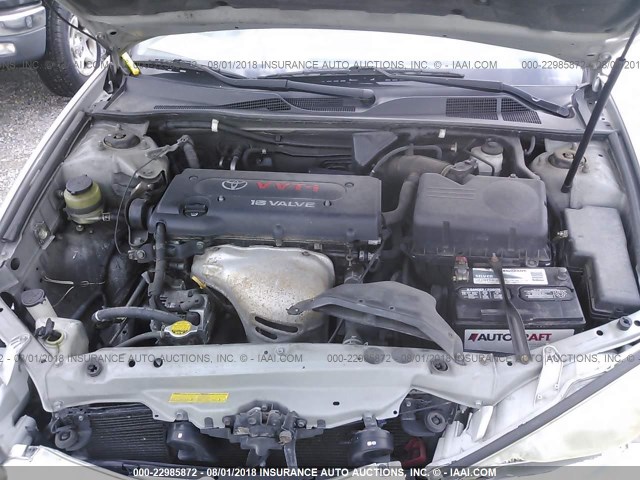 4T1BE32K63U681607 - 2003 TOYOTA CAMRY LE/XLE/SE 银色 照片 10