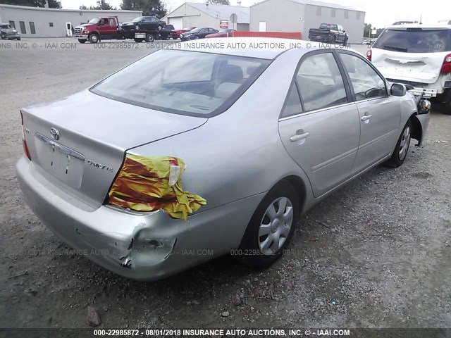 4T1BE32K63U681607 - 2003 TOYOTA CAMRY LE/XLE/SE 银色 照片 4