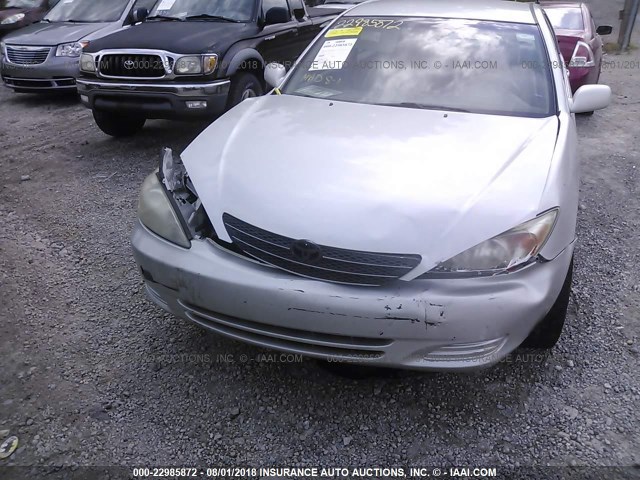 4T1BE32K63U681607 - 2003 TOYOTA CAMRY LE/XLE/SE 银色 照片 6