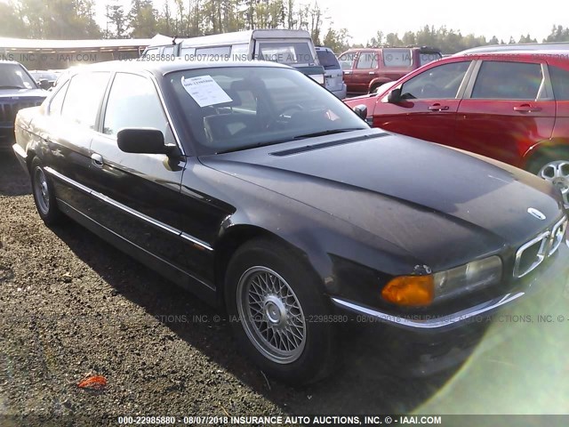 WBAGJ8325WDM13036 - 1998 BMW 740 IL BLACK photo 1