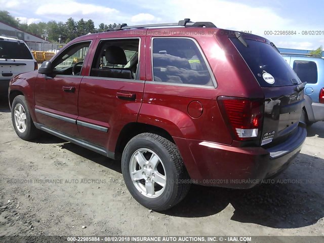 1J8GR48K37C597308 - 2007 JEEP GRAND CHEROKEE LAREDO/COLUMBIA/FREEDOM 栗色 照片 3