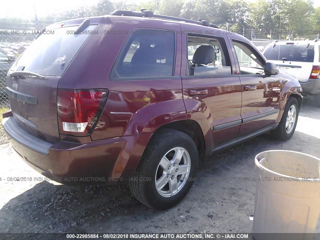 1J8GR48K37C597308 - 2007 JEEP GRAND CHEROKEE LAREDO/COLUMBIA/FREEDOM 栗色 照片 4