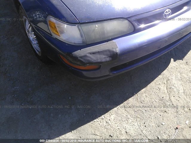 1NXBB02E8TZ393721 - 1996 TOYOTA COROLLA DX BLUE photo 6