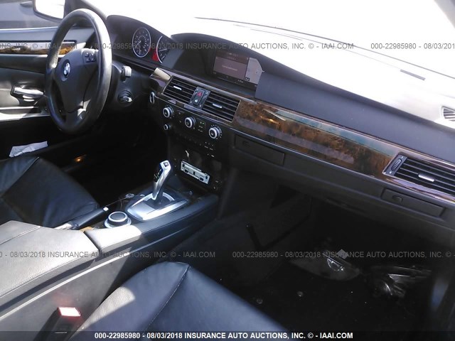 WBANV93598CZ68107 - 2008 BMW 535 XI BLACK photo 5