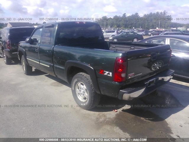 1GCEK19T13E236487 - 2003 CHEVROLET SILVERADO K1500 绿色 照片 3