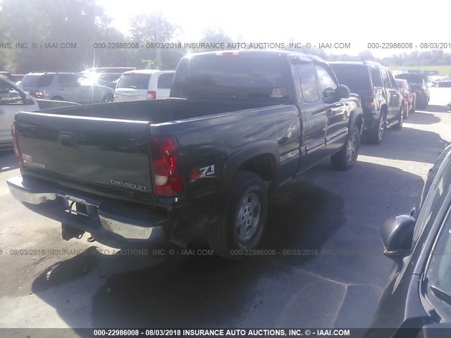 1GCEK19T13E236487 - 2003 CHEVROLET SILVERADO K1500 绿色 照片 4