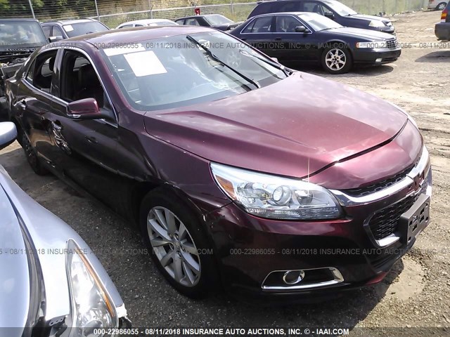 1G11F5SL6FF122593 - 2015 CHEVROLET MALIBU LTZ 栗色 照片 1