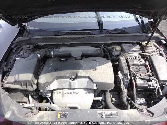 1G11F5SL6FF122593 - 2015 CHEVROLET MALIBU LTZ 栗色 照片 10
