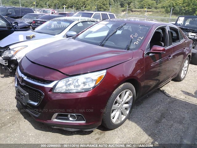 1G11F5SL6FF122593 - 2015 CHEVROLET MALIBU LTZ 栗色 照片 2