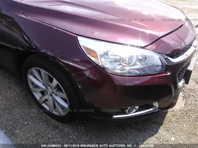 1G11F5SL6FF122593 - 2015 CHEVROLET MALIBU LTZ 栗色 照片 6