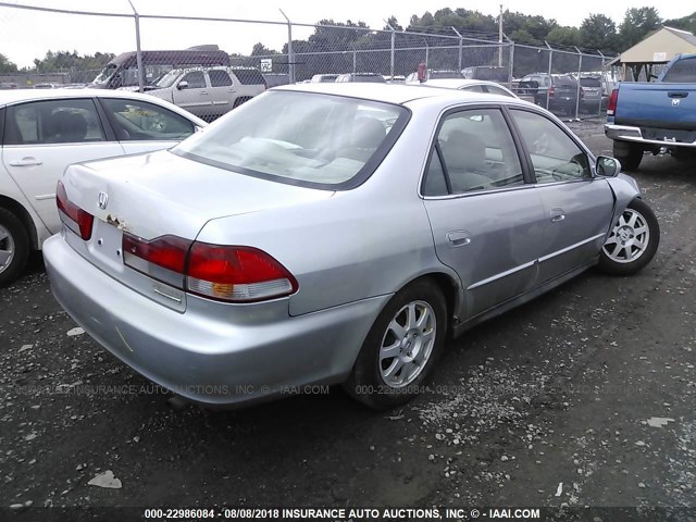 1HGCG66842A070057 - 2002 HONDA ACCORD EX/SE SILVER photo 4