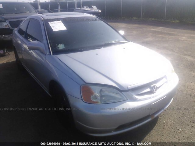 1HGEM22943L037817 - 2003 HONDA CIVIC EX SILVER photo 1