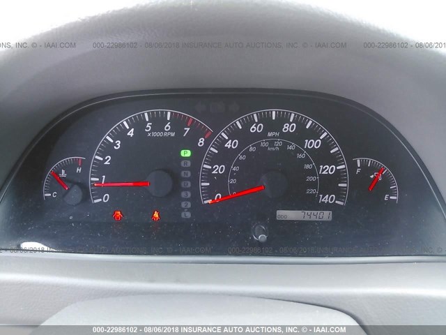 4T1BE32K05U415129 - 2005 TOYOTA CAMRY LE/XLE/SE Qırmızı foto 7