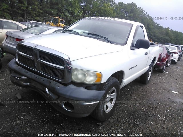 1D7HU16N92J176080 - 2002 DODGE RAM 1500 WHITE photo 2