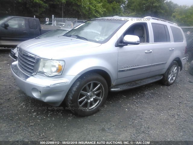 1A8HW58267F566359 - 2007 CHRYSLER ASPEN LIMITED SILVER photo 2
