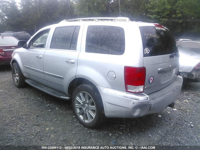 1A8HW58267F566359 - 2007 CHRYSLER ASPEN LIMITED SILVER photo 3