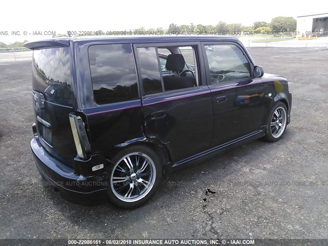 JTLKT324250191255 - 2005 TOYOTA SCION XB Көкшіл фото 4