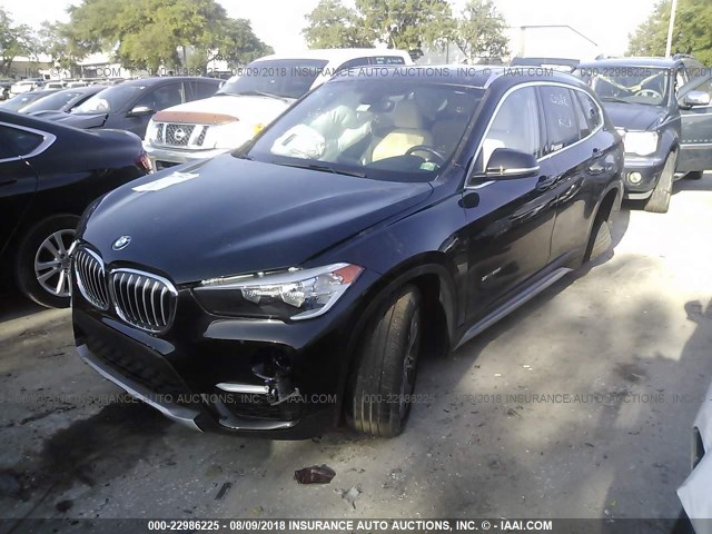 WBXHU7C38HP924942 - 2017 BMW X1 SDRIVE28I BLACK photo 2