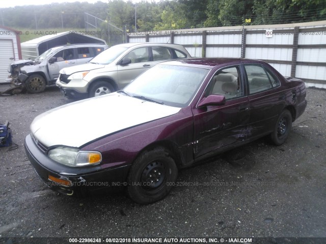 4T1BG12K9TU685777 - 1996 TOYOTA CAMRY DX/LE/XLE MAROON photo 2