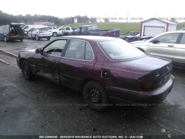 4T1BG12K9TU685777 - 1996 TOYOTA CAMRY DX/LE/XLE MAROON photo 3