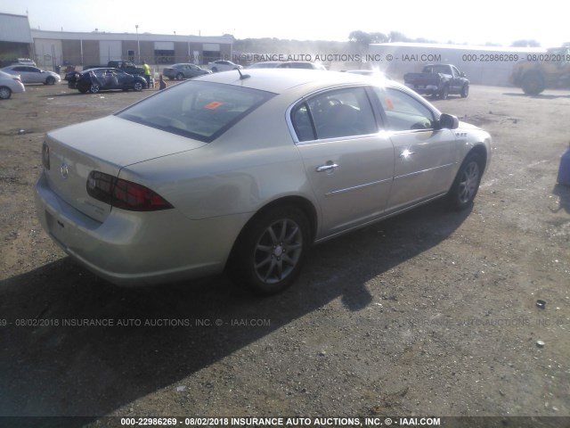 1G4HD57277U204885 - 2007 BUICK LUCERNE CXL TAN photo 4