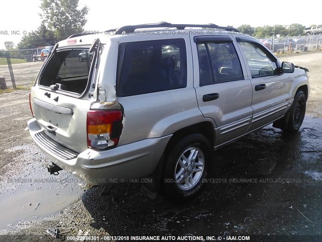 1J4GW48S14C175219 - 2004 JEEP GRAND CHEROKEE LAREDO/COLUMBIA/FREEDOM 灰色 照片 4