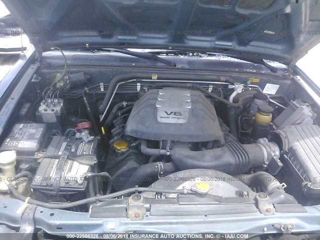 4S2CE58X124602483 - 2002 ISUZU AXIOM XS Mavi foto 10