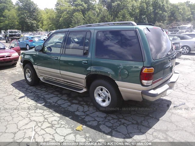 4M2DU86P0YUJ11445 - 2000 MERCURY MOUNTAINEER  GREEN photo 3