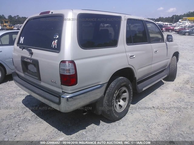 JT3GN86R1V0024954 - 1997 TOYOTA 4RUNNER SR5 BEIGE photo 4