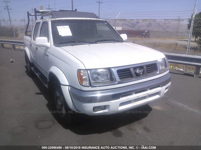 1N6ED27T1YC405670 - 2000 NISSAN FRONTIER CREW CAB XE/CREW CAB SE WHITE photo 1