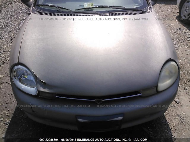 1B3ES46CXYD810637 - 2000 DODGE NEON ES GOLD photo 6