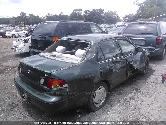 1NXBR12EXYZ412178 - 2000 TOYOTA COROLLA VE/CE/LE 绿色 照片 4