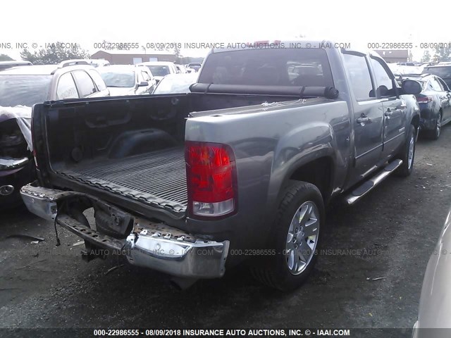 3GTU2WE21BG217838 - 2011 GMC SIERRA K1500 SLT GRAY photo 4