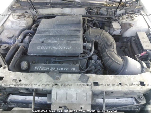 1LNLM97V3VY610390 - 1997 LINCOLN CONTINENTAL  Ақ фото 10