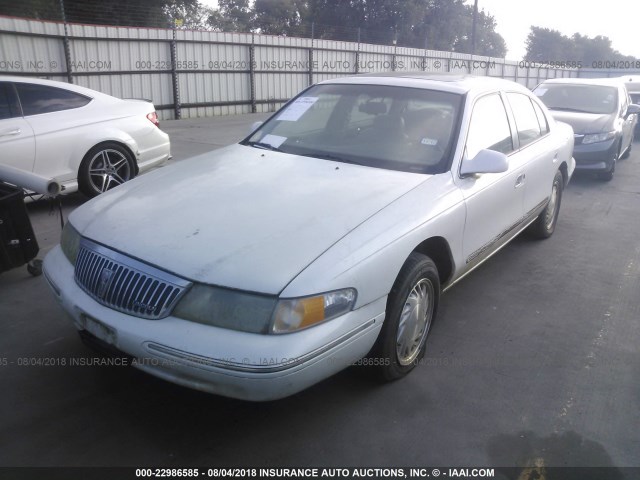 1LNLM97V3VY610390 - 1997 LINCOLN CONTINENTAL  Ақ фото 2