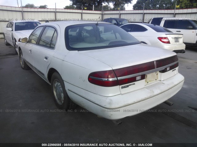 1LNLM97V3VY610390 - 1997 LINCOLN CONTINENTAL  Ақ фото 3
