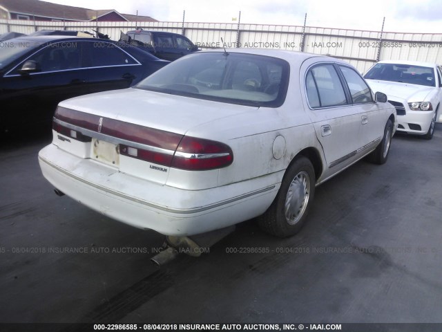 1LNLM97V3VY610390 - 1997 LINCOLN CONTINENTAL  Ақ фото 4