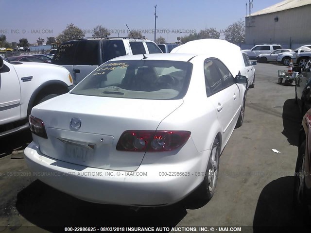 1YVFP80C545N13083 - 2004 MAZDA 6 I Biały zdjęcie 4