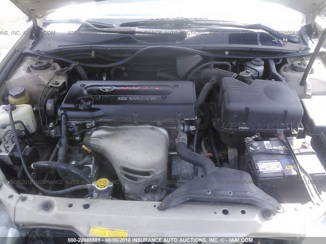 4T1BE32K22U030831 - 2002 TOYOTA CAMRY LE/XLE/SE Qızıl foto 10